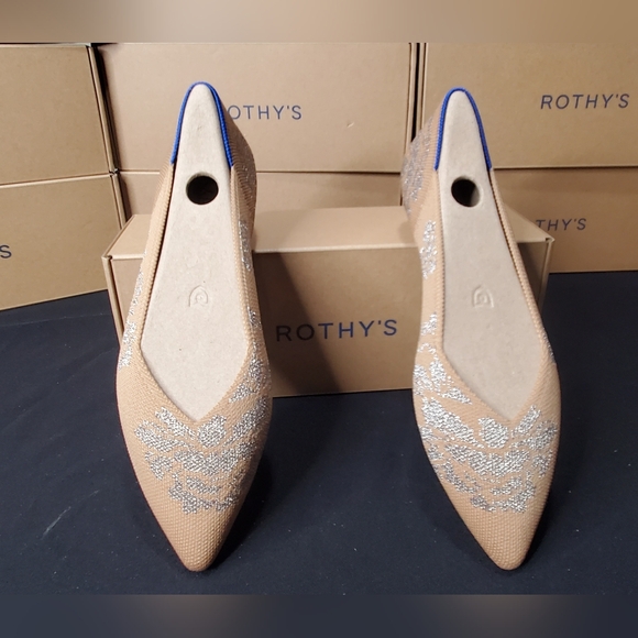 Rothy's Shoes - ROTHY'S THE POINT II IN BURNISHED BROWN